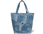 Load image into Gallery viewer, AAPE  Moonface embroidered camo denim tote
