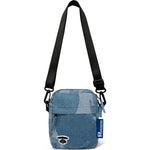 Load image into Gallery viewer, AAPE MOONFACE EMBROIDERED CAMO DENIM POUCH BAG
