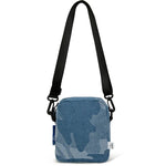 Load image into Gallery viewer, AAPE MOONFACE EMBROIDERED CAMO DENIM POUCH BAG
