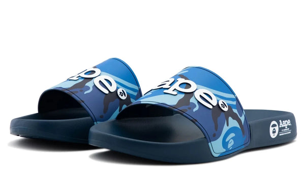 AAPE Blue Camo Slides