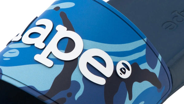AAPE Blue Camo Slides