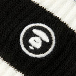 Load image into Gallery viewer, AAPENOW Logo Striped Crew Socks Ivory
