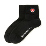 Load image into Gallery viewer, AAPE Moonface Embroidered Ankle Socks Black
