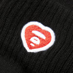 Load image into Gallery viewer, AAPE Moonface Embroidered Ankle Socks Black
