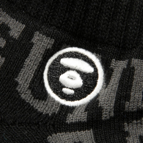 AAPEUNVS moonface Low socks Black/Grey