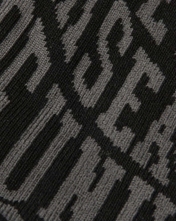 AAPEUNVS moonface Low socks Black/Grey