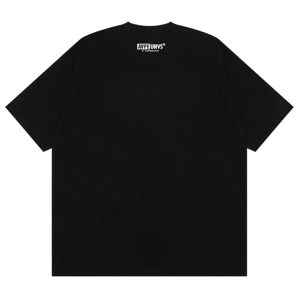 AAPEUNVS moonface graphic tee Black/Green