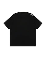 Load image into Gallery viewer, AAPENOW spades moonface logo short sleeve tee black
