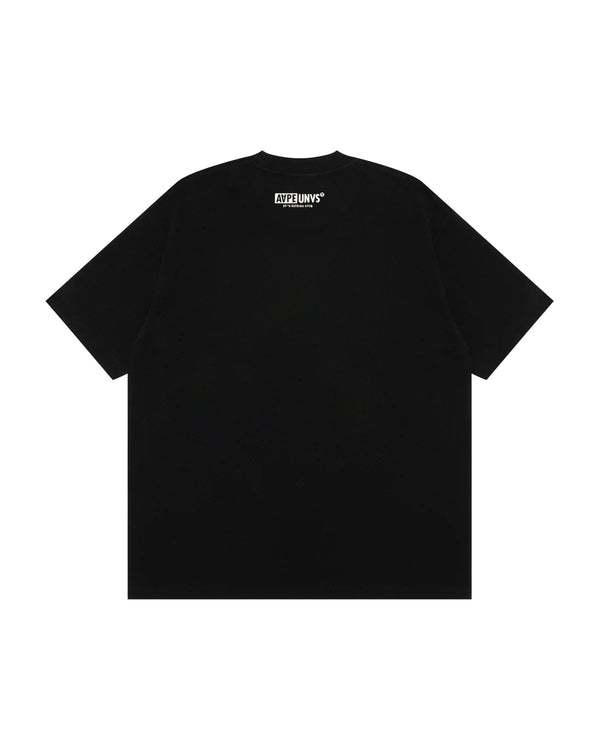AAPE UNVS moonface logo short sleeve tee AAPTEM1648XXO
