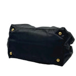 Load image into Gallery viewer, Prada Black Vela Nylon Bow Tote Bag MV1 (Pre-owned) 34H2J27
