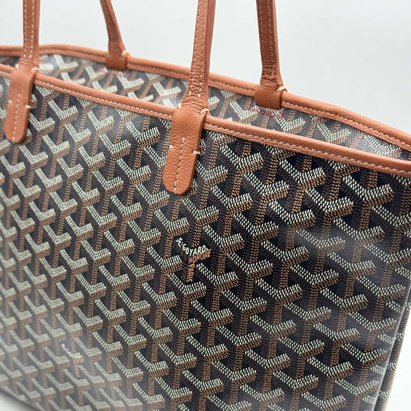 Goyard Artois PM Bag Black & Tan (Like new) VTQMJ6C