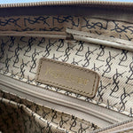Load image into Gallery viewer, Saint Laurent Vintage Yves Grey black brown leather bag (Pre-owned)
