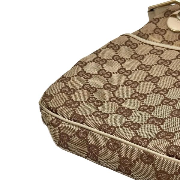 Gucci Monogram Medium Eclipse Shoulder Bag Off White (Pre-owned)