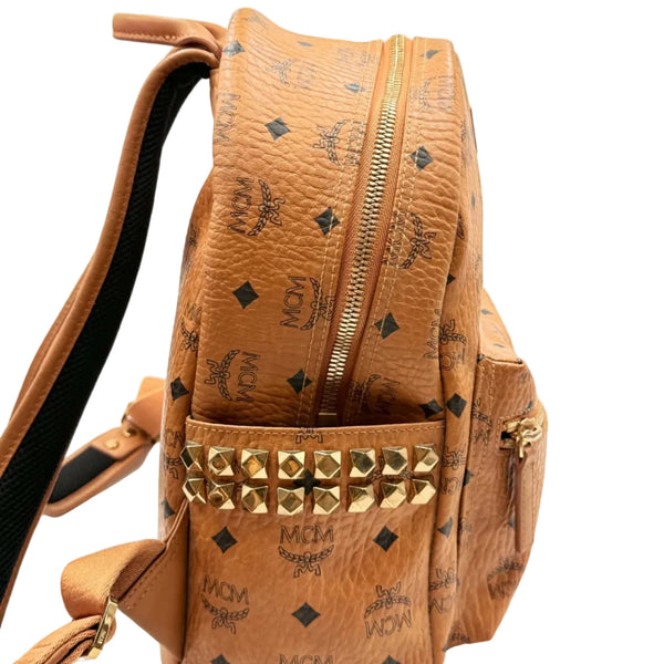 MCM Mini Stark Backpack Brown (Pre-owned)