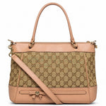 Load image into Gallery viewer, GucciGG Canvas Hand Bag 2way Beige Pink (Pre-owned) Q7VWXCT
