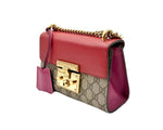 Load image into Gallery viewer, Gucci 2016-2025 Small GG Supreme Padlock crossbody bag (Pre-owned)
