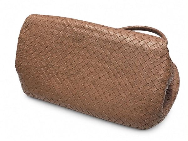 Bottega Veneta Nappa Intrecciato Parachute Bag Maple (Pre-owned) QV3D2TY