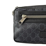 Load image into Gallery viewer, Gucci Belt Bag Soft GG Supreme Web Strap Black Red (Pre-owned) QDTTJ44

