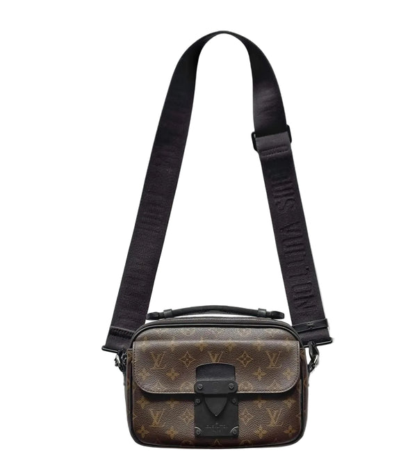 Louis Vuitton S Lock Messenger Monogram Macassar Brown (Pre-owned) CXVKRR2