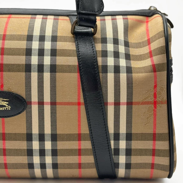 Burberry Nova Check Travel Bag (Pre-owned) GWBYXQV