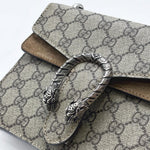 Load image into Gallery viewer, Gucci Dionysus Shoulder Bag GG Supreme Mini Beige (Like new) BHGWJM9
