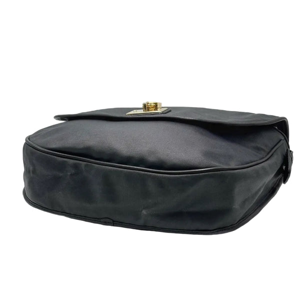 Loewe Vintage Shoulder Bag Padlock Black (Pre-owned)