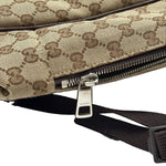 Load image into Gallery viewer, Gucci Monogram Travel Backpack Dark Brown (Like new) JGC24G2
