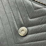 Load image into Gallery viewer, Saint Laurent Black Matelassé Leather Betty Shoulder Bag Black (Pre-owned) 96MHRH8
