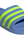 Adidas Adilette Aqua Slides Blue Fusion Lucid Lemon