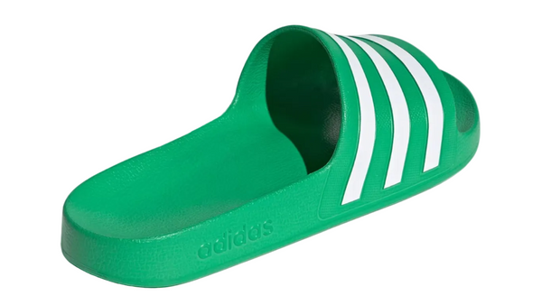 Adidas Adilette Aqua Slides Vivid Green Cloud White