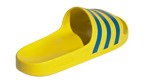 Adidas Adilette Aqua Slides Yellow Bright Royal