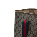 Load image into Gallery viewer, Gucci 20th Century GG Supreme Plus Sherry Line Web tote bag (Pre-Owned)
