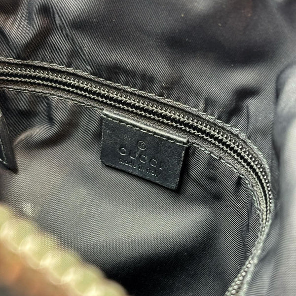 Gucci Techno Canvas Web Messenger Bag Black (Pre-owned)