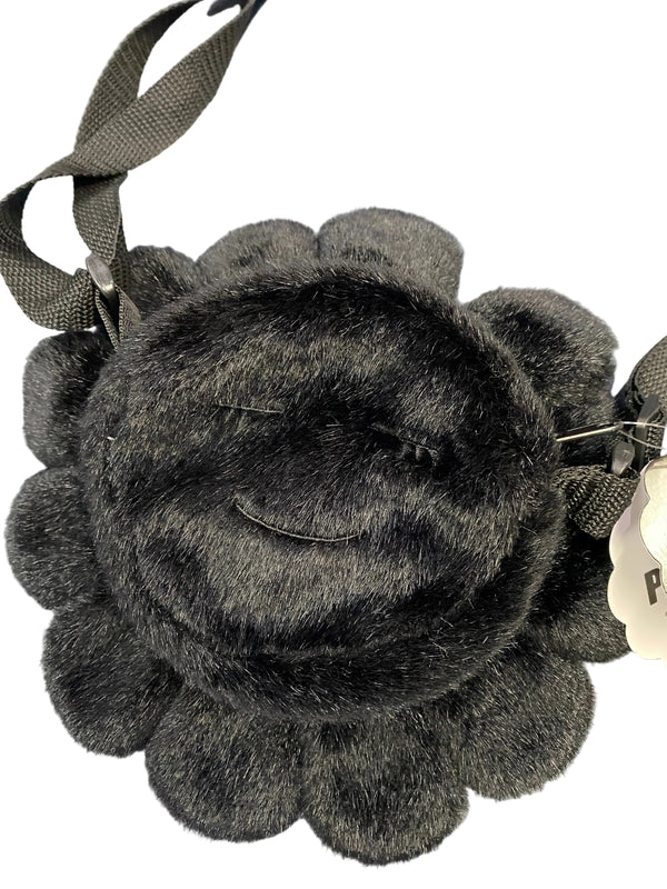 Takashi Murakami Flower Pochette All Black Bag