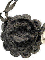 Load image into Gallery viewer, Takashi Murakami Flower Pochette All Black Bag

