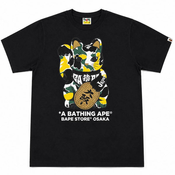 BAPE Osaka Exclusive Lucky Cat Tee - Black