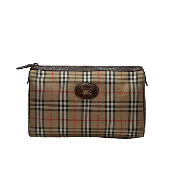 Burberry Vintage Nova Check Clutch Bag (Like new)