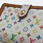 Load image into Gallery viewer, Louis Vuitton White Monogram Multicolore French Purse Wallet (Pre-owned)
