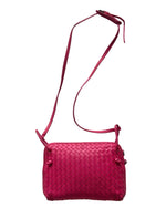 Load image into Gallery viewer, Bottega Veneta 2010 Nappa Intrecciato Nodini Crossbody Bag Pink (Pre-owned) RDQ24BV
