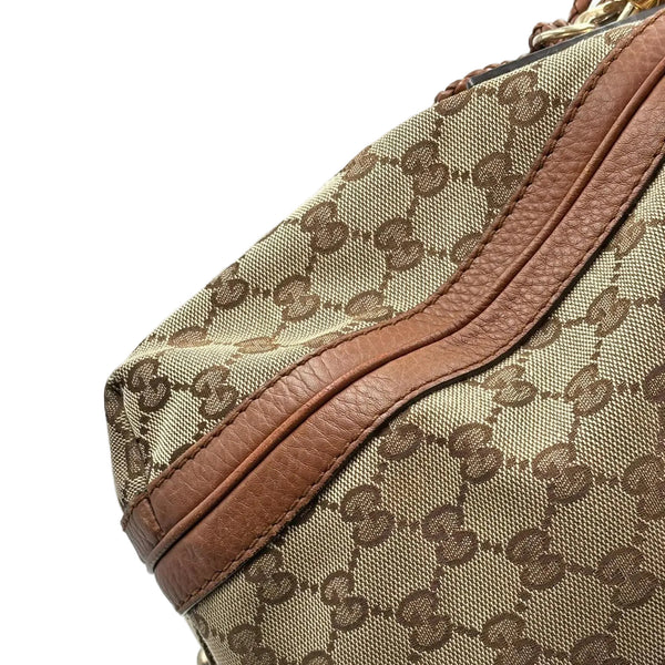 Gucci Beige/Brown GG Canvas Medium Bella Hobo Bag (Pre-owned) 48JHQKJ