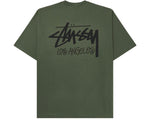 Load image into Gallery viewer, Stussy Stock Los Angeles Olive Tee
