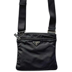 Load image into Gallery viewer, Prada Re-Nylon Messenger Bag Black (Pre-owned) CVBR2WD
