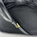 Load image into Gallery viewer, Prada Jacquard Bow-Embellished Nylon Reversible Handbag (Pre-owned) W74CB4R
