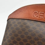 Load image into Gallery viewer, Céline Celine Brown Macadam Pouch Leather Plastic Pony-style calfskin (Pre-owned)
