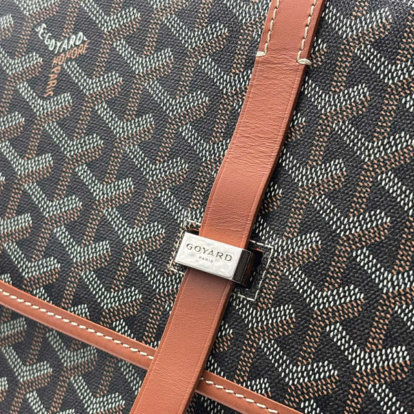 Goyard Belvedere MM Bag Black & Tan (Like new)