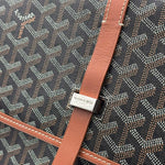 Load image into Gallery viewer, Goyard Belvedere MM Bag Black &amp; Tan (Like new)
