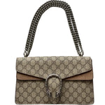 Load image into Gallery viewer, Gucci Dionysus Shoulder Bag GG Supreme Medium Beige/Brown (Like new) XYKMW7G
