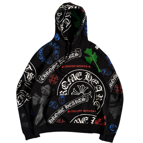 Chrome Hearts Stencil Hoodie Black