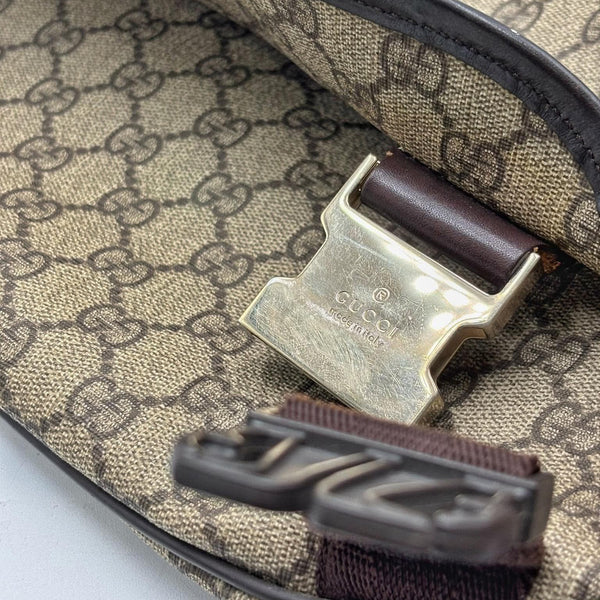 Gucci GG Brown Supreme Monogram Coated Canvas Messenger Bag (Pre-owned) 8G9DXTM