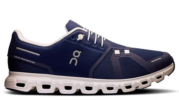 On Running Cloud 6 Midnight White (M)